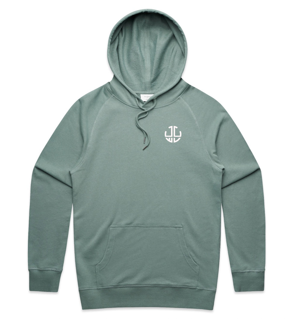 Hoodie - Mint with White Logo